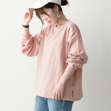 【inthegroove,】USコットンチビモックネックロンTee