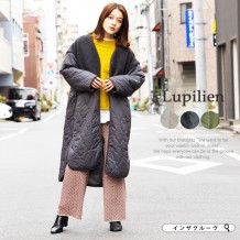【in the groove,】キルティングボアコート