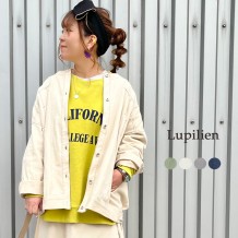 【in the groove,】ノーカラーブルゾン